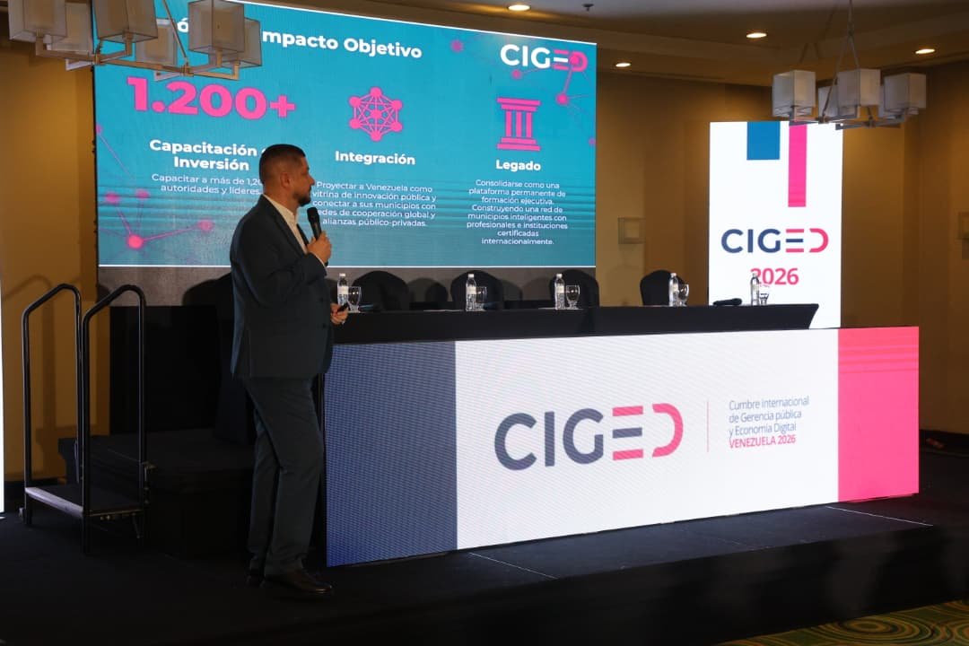 CIGED Venezuela 2026 se propone formar en gerencia pública y economía digital a más de 1.200 profesionales