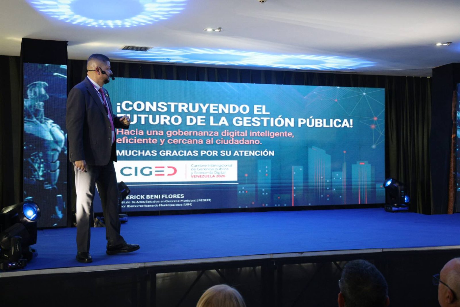 CIGED 2026: Dr. Erick Beni presenta hoja de ruta para un Estado moderno, digital y centrado en el ciudadano